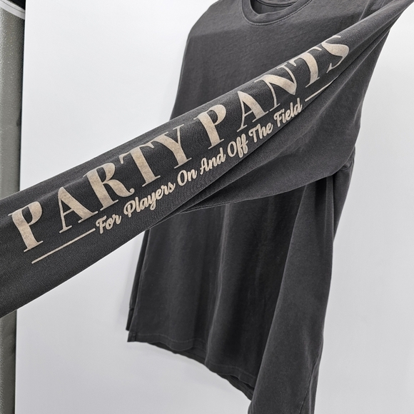 Party Pants SWINGERS REX LONG SLEEVE T-SHIRT - WASHED BLACK - Picture 3 of 6